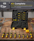 Daimann professionelles magnetisches Schraubendreher Set 43 teilig mit Koffer Schraubendreher Set mit Magnetisierer und Entmagnetisierer rutschfesten Bits und ergonomischem Griff EAN 8056590070451