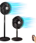 Bild-2-dcg-verstellbarer-Standventilator-4-Geschwindigkeitsstufen-und-Timer-mit-Fernbedienung-70W-schwarz-EAN-8052780965323