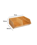 Bild-2-five-simply-smart-Organizer-Aufbewahrung mit 2 Fächern aus Bambus 35x125cm EAN-3560238691465