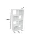 Bild-2-five-simply-smart-Holzregal mit 8 Fächern-675x134cm-weiß-ean-3560238664940