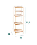 Bild-2-five-simply-smart-bambus-Säulenregal-mit-4-Ablagen-EAN-3560239680437