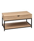 Bild-2-FIVE Simply Smart höhenverstellbarer Wohnzimmertisch aus Holz und Metall 95x51cm EAN-3560232580451