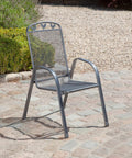 Bild-2-greemotion-Metall-Gartenstuhl-56x69x98cm-grau-EAN-4009977478023