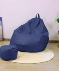 Bild-2-King-Collection-Sitzsack-aus-Nylon-65x62cm-blau-EAN-8023755045968