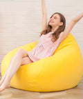 Bild-2-King-Collection-Sitzsack-aus-Nylon-65x62cm-gelb-EAN-8023755045937