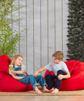 Bild-2-King-Collection-Sitzsack-aus-Nylon-65x62cm-rot-EAN-8023755045944