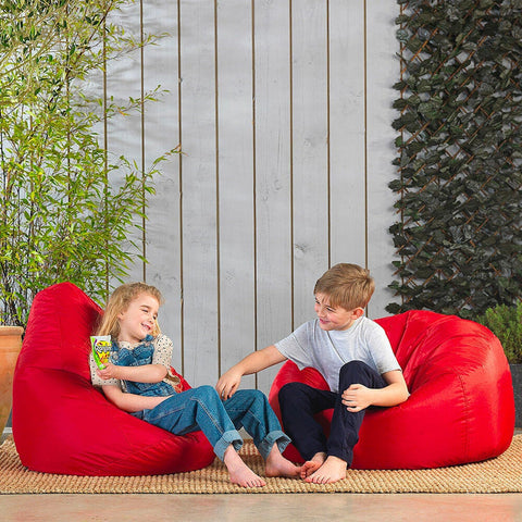 Bild-2-King-Collection-Sitzsack-aus-Nylon-65x62cm-rot-EAN-8023755045944