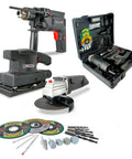 Bild-2-Kombo-Set-Akkuschrauber-Schleifer-und-Schleifmaschine-mit-Koffer-und-50-Zubehörteilen-500W-EAN-8054134476752
