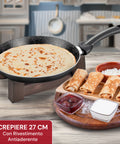 Pensofal Crêpepfanne 27cm antihaftbeschichtet in Steinoptik für Induktion und alle Herdarten EAN 8020173085231