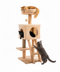 puppy lovers 92 cm hoher Kratzbaum für Katzen mit Schlafhöhle Leiter und Spielzeug EAN 8054806950597