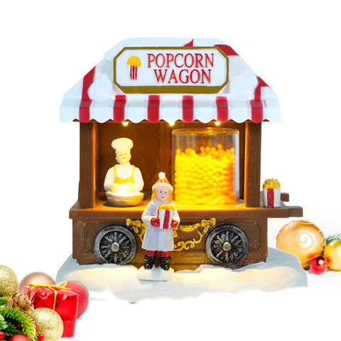 Bild-2-saint-joy-animierter Weihnachts-Popcornladen mit LED-Leuchten-ean-8050043127082
