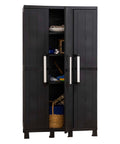 Bild-2-toomax-Besen-Schrank-mit-3-Türen-und-4-verstellbaren-Fachböden-97x37x173cm-EAN-8009371021913