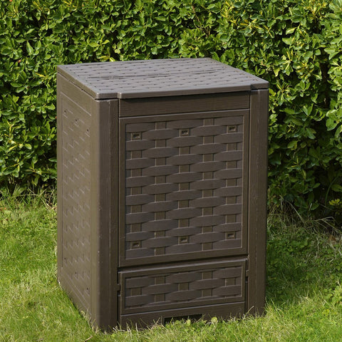Bild-2-toomax-Gartenkomposter-in-Rattan-300l-anthrazit-EAN-8009371065016