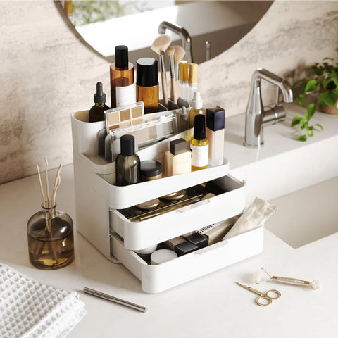 Bild-2-Umbra-Organizer für Kosmetik mit 3 stapelbaren Kunststoffschubladen-EAN-028295393775