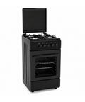Wintem Gaskocher 50x50 cm mit 49-Liter-Gasofen 4 Brenner mit unterschiedlicher Leistung Sicherheitsventilen und Abdeckung EAN 8056819078930