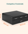avilia home Organizer für Kaffeepads und Kapseln mit 4 Schubladen platzsparendes Design EAN 8052879010583