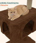 puppy lovers 120 cm hoher Kratzbaum für Katzen mit Schlafhöhle und mehrstöckiger Hängematte verschiedene Farben EAN 8054806950542