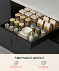 avilia home ausziehbarer Organizer für Schubladen und Vorratskammer verstellbares Mehrzwecktablett EAN 8052879011818