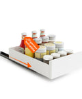 avilia home ausziehbarer platzsparender Organizer Mehrzweckbehälter mit Gleitschiene weiß EAN 8052879011832