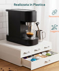 avilia home Organizer für Kaffeepads und Kapseln mit 4 Schubladen platzsparendes Design EAN 8052879010583