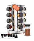 avilia home drehbarer Gewürzhalter 360 für die Küche mit 16 Gläsern inklusive EAN 8052879010859