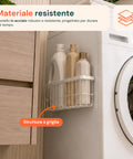 Avilia Home Set mit 2 magnetischen Mehrzweckkörben aus Stahl, platzsparender Gitter-Organizer ohne Bohren, maximale Tragkraft 5 kg EAN 8052879011979