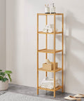 Bild-3-five-simply-smart-bambus-Säulenregal-mit-4-Ablagen-EAN-3560239680437