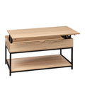 Bild-3-FIVE Simply Smart höhenverstellbarer Wohnzimmertisch aus Holz und Metall 95x51cm EAN-3560232580451