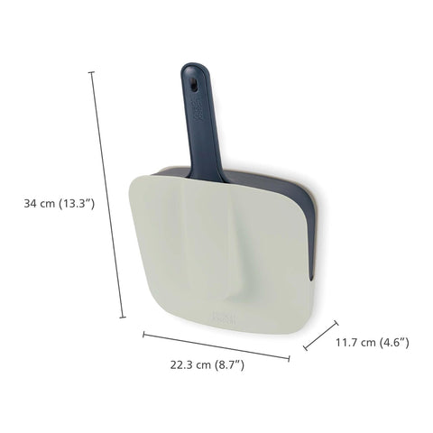 Bild-3-joseph-joseph-Set-aus-Toilettenbürste-und-Kehrschaufel-mit-Wandhalterung-aus-Kunststoff-EAN-5028420005486
