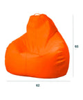 bild-3-king-collection-sitzsack-aus-nylon-65x62cm-orange-ean-8023755045913