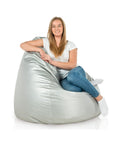 Bild-3-King-Collection-Sitzsack-aus-Nylon-65x62cm-Weiß-EAN-8023755045982