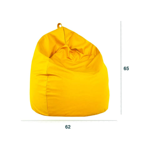 Bild-3-King-Collection-Sitzsack-aus-Nylon-65x62cm-gelb-EAN-8023755045937
