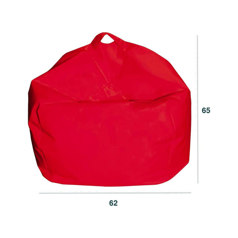 Bild-3-King-Collection-Sitzsack-aus-Nylon-65x62cm-rot-EAN-8023755045944