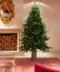 Bild-3-Nataluna-Weihnachtsbaumständer in Form eines natürlichen Baumstamms-33x27xh415cm-EAN-8051094888953