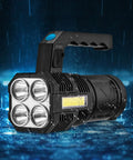 bild-3-omega-camping-taschenlampe-4-led-180lm-mit-seitenlicht-150lm-wiederaufladbar-usb-ean-8053340478369