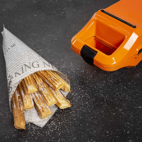 Bild-3-Princess-elektrisches-Churros-Waffeleisen-für-4-Churros-antihaftbeschichtet-700W-orange-EAN-8713016092021