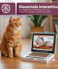 Puppy Lovers interaktiver Kratzbaum für Katzen in Form eines Laptops mit Spielen EAN 8054806950092