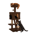 puppy lovers 92 cm hoher Kratzbaum für Katzen mit Schlafhöhle Leiter und Spielzeug EAN 8054806950597