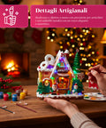 saint joy animiertes Weihnachtsdorf northlight mit LED-Lichtern Musik und drehbarem Baum EAN 8050043127457