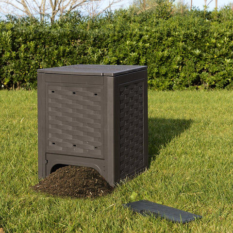 Bild-3-toomax-Gartenkomposter-in-Rattan-300l-anthrazit-EAN-8009371065016