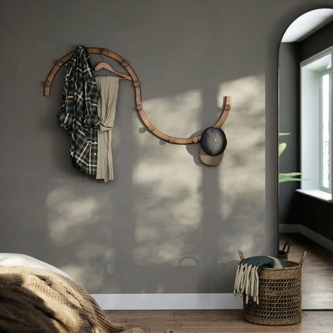 Bild-3-umbra-set-4-Garderobenhaken-3-verstellbare-Haken-aus-Walnussholz-EAN-028295375849