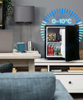 Bild-3-wintem-mini-kühlschrank-aus-metall-mit-led-innenbeleuchtung-48l-mit-5l-gefrierfach-85w-schwarz-ean-8052286431483
