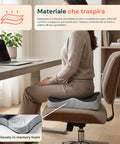 Avilia Home ergonomisches Haltungskissen aus Memoryschaum U Form für Beine und Hüften 44x37x9 cm EAN 8052879011191