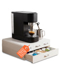 avilia home Organizer für Kaffeepads und Kapseln mit 4 Schubladen platzsparendes Design EAN 8052879010583