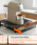 avilia home Kapselhalter für 36 Kaffeekapseln mit ausziehbarer Metallschublade und rutschfester Basis ean 8052879011269