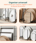 avilia home platzsparende vertikale Geschirrabtropfgestelle Set mit 4 Metallteilen 2 Größen platzsparend EAN 8052879010972