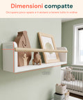 avilia home set 3 Wandregale für Kinder aus robustem Holz 40x12 cm Tragfähigkeit 3kg ean 8052879011672