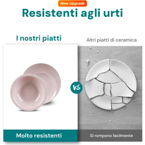 Bild-4-Avilia-Geschirrset-18-teilig-aus-Porzellan-Twist-Rosa-EAN-8056897155233