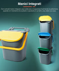 Bild-4-belli-e-forti-Set-3-stapelbare-Mülleimer-Mülltrennung-30l-EAN-8001499001587