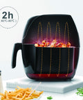 Bild-4-dpm-digitale-Heißluftfritteuse-8-Programme-und-Timer-8-l-1800-W-schwarz-EAN-8058045252283